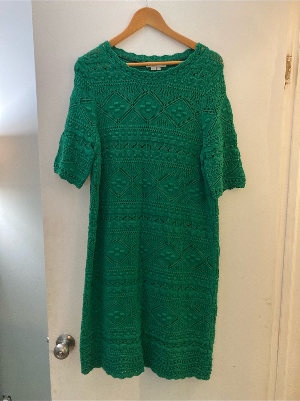 Boden Green knit Dress